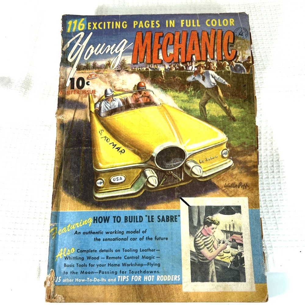 Young Mechanic Issue #1 Winter 1952 COMIC BOOK Ziff-Davis